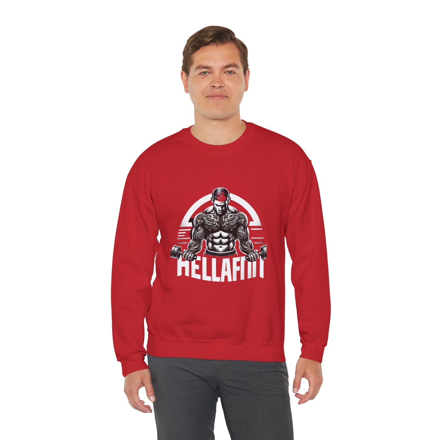 Men's "HELLAFIT" Original Design Sweatshirt