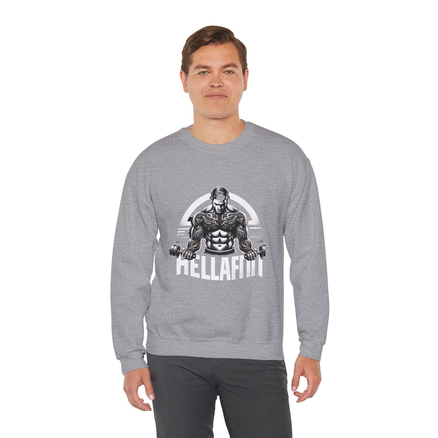Men's "HELLAFIT" Original Design Sweatshirt