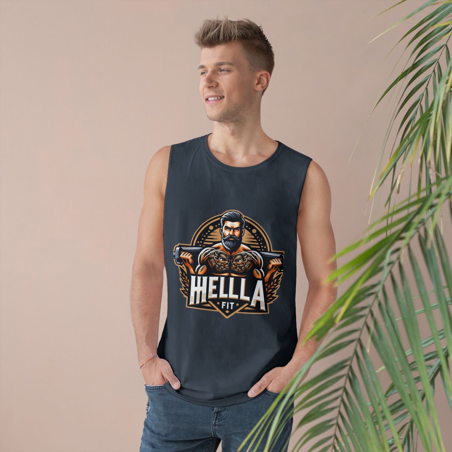 Men's "HELLAFIT" Original Design - Workout Tank