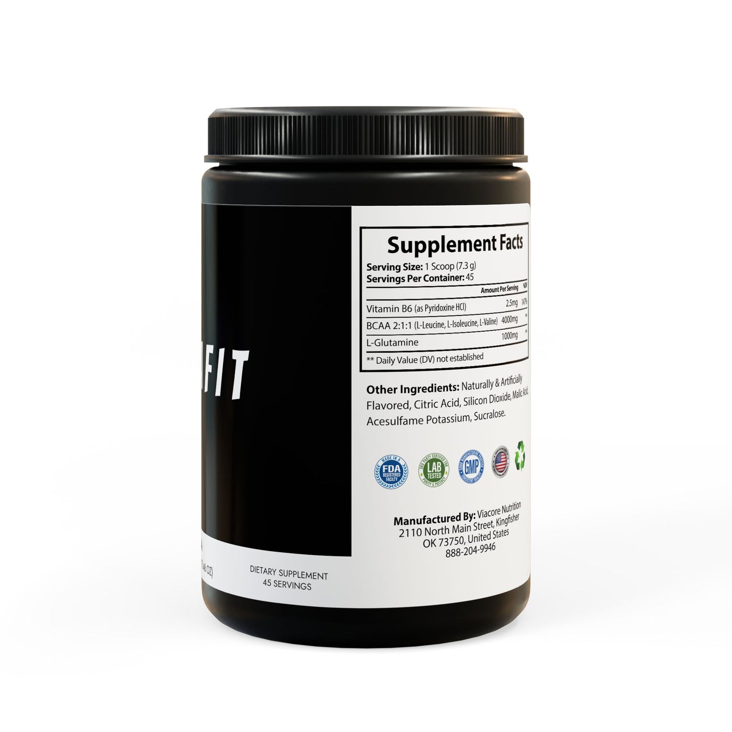 BCAA Supplement, Watermelon (45 servings)