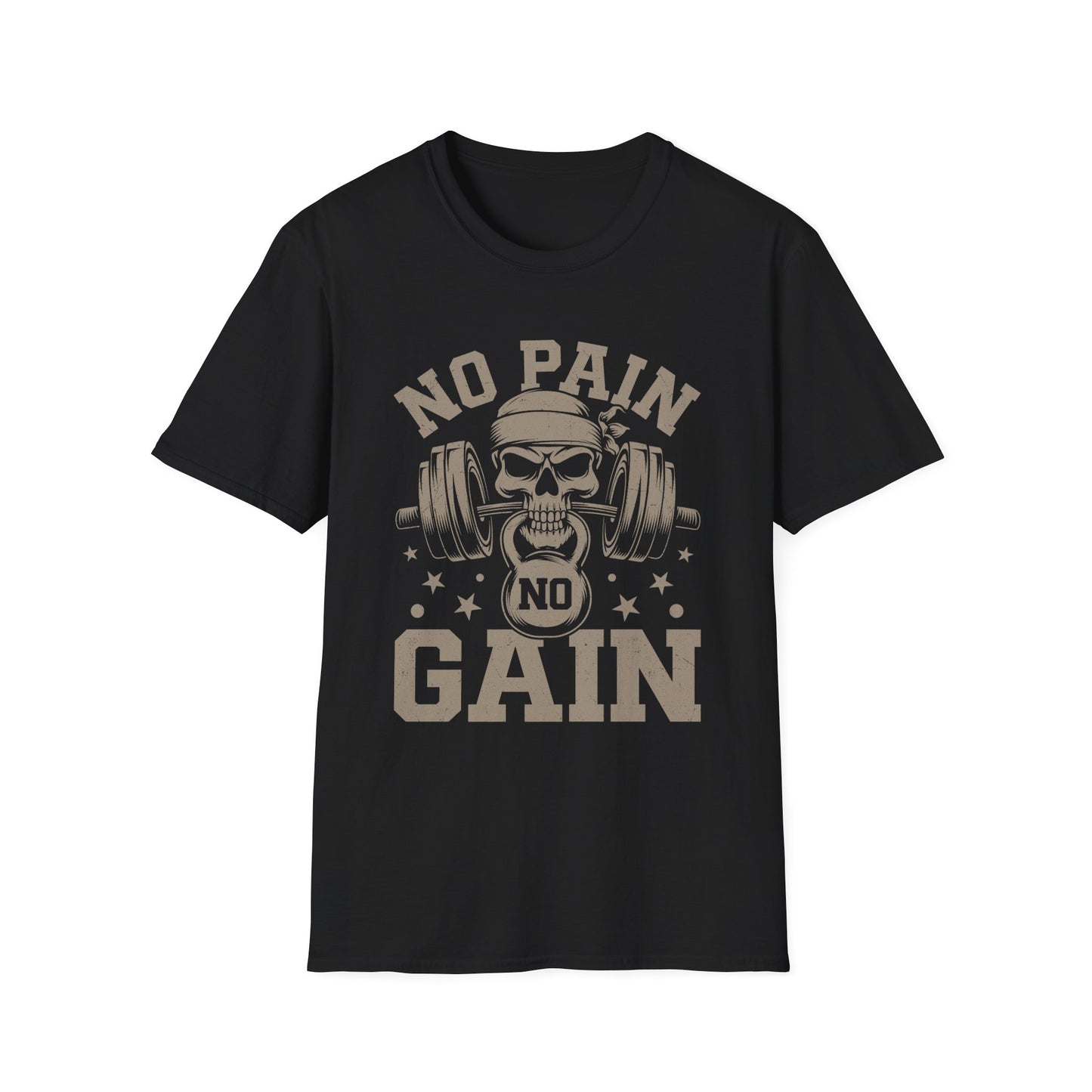 Men's Fitness T-Shirt "No Pain No Gain"