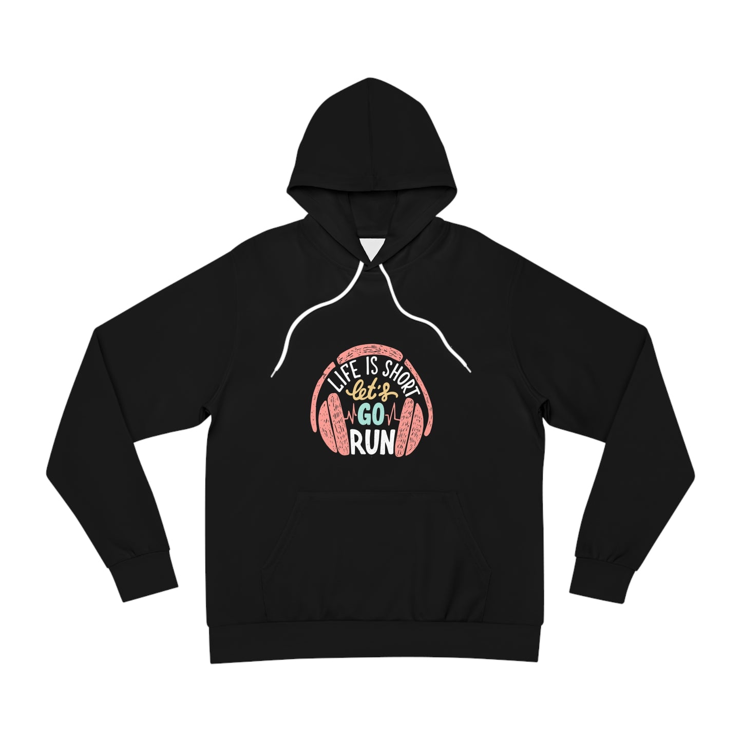 " Life is short, go for a run" - Women's Pullover Hoodie