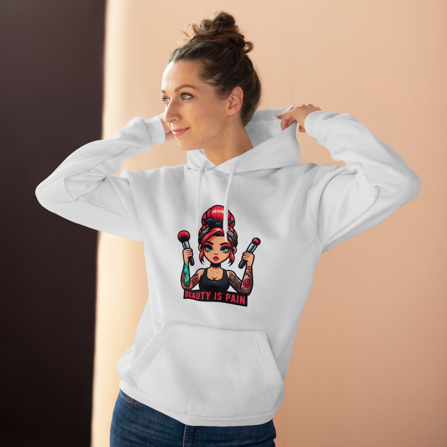 " Beauty is Pain" - Women's Pullover Hoodie