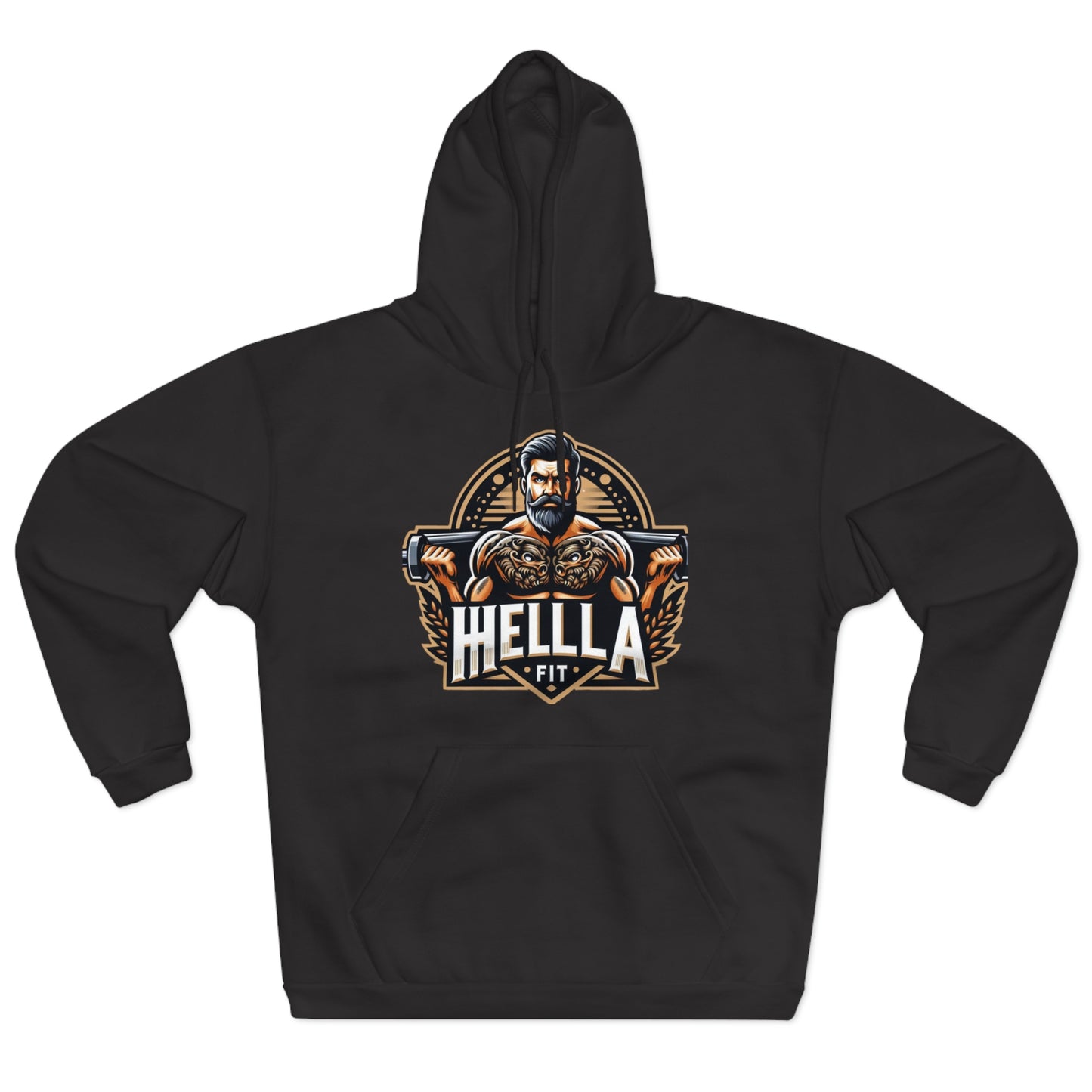 " HELLAFIT" Original Design - Men's Pullover Hoodie
