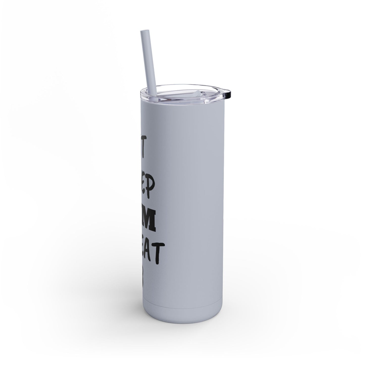 Skinny Matte Tumbler with straw , 20oz