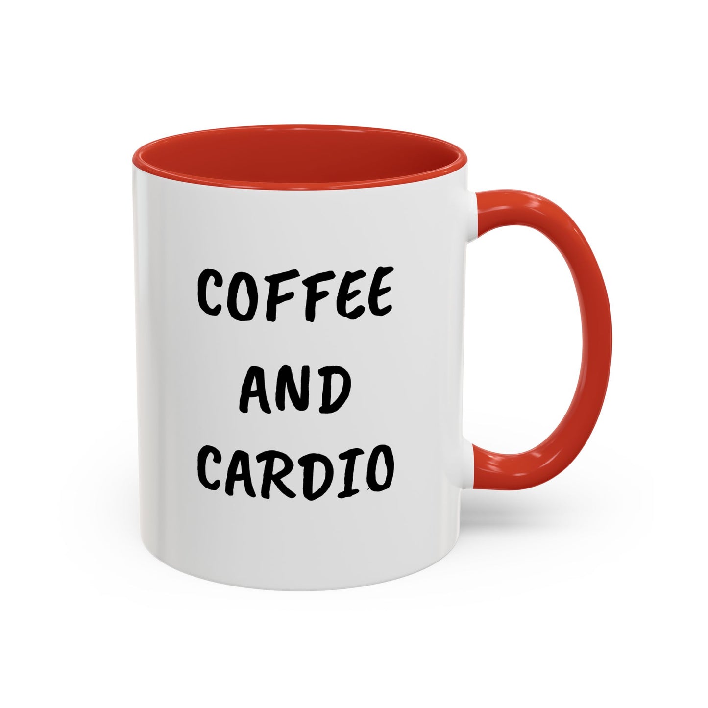 Coffee and Cardio Accent Mug