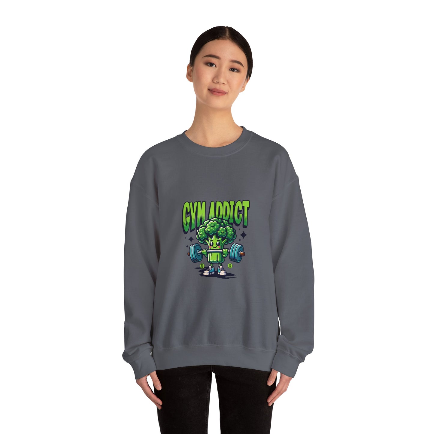 " Gym Addict" Funny Sweatshirt