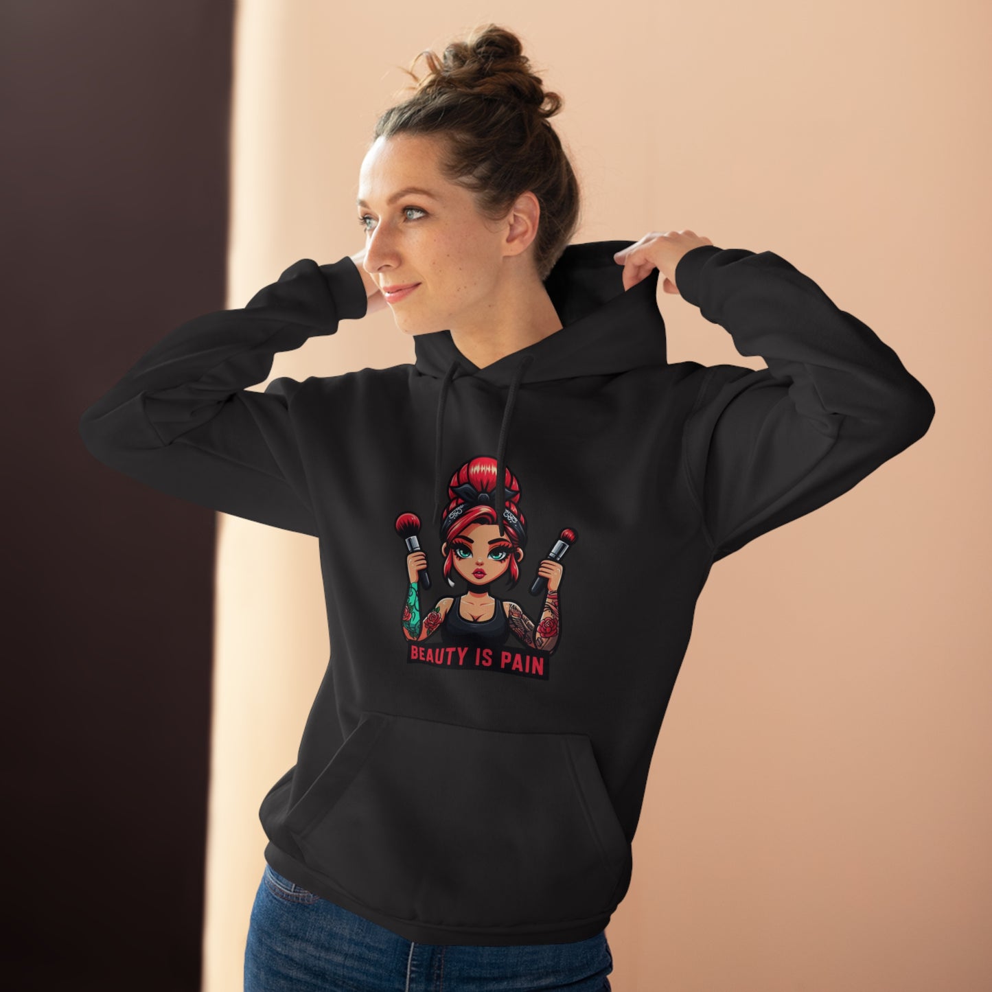 " Beauty is Pain" - Women's Pullover Hoodie