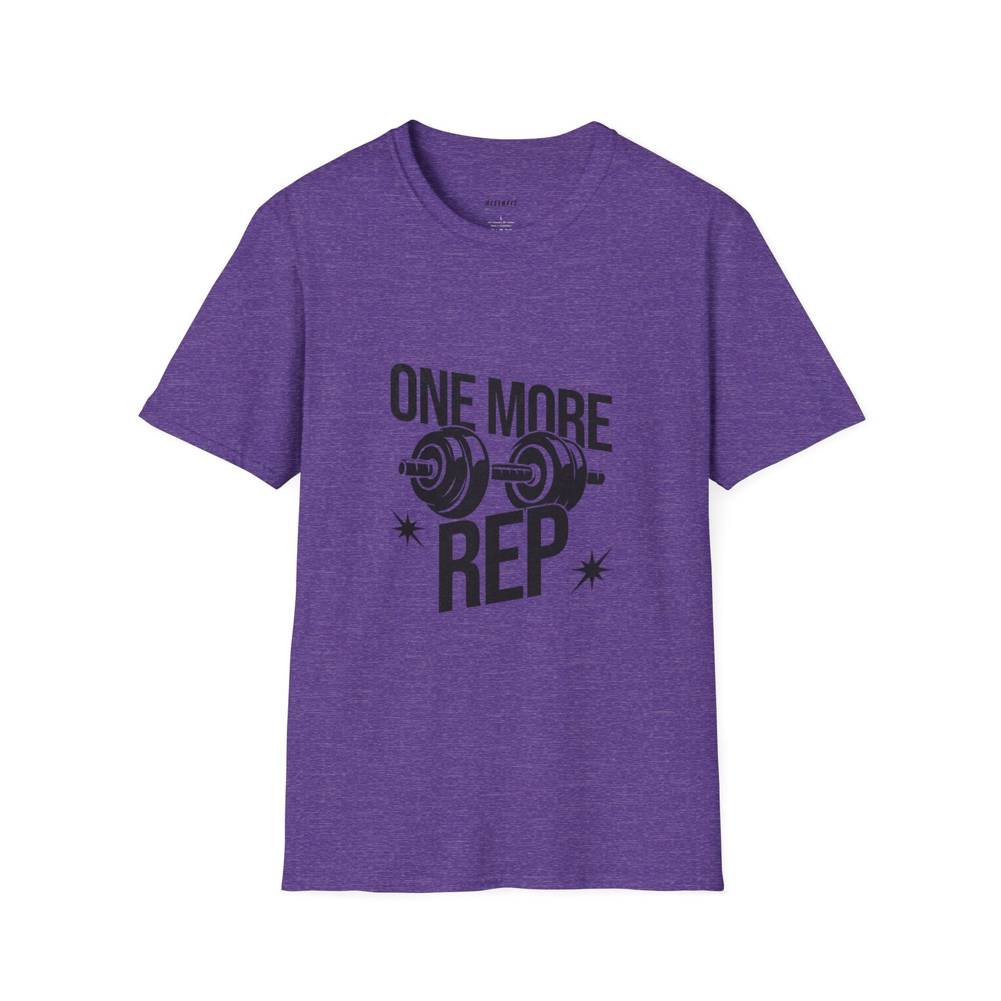 Motivational Gym T-Shirt - "One More Rep" Workout Tee