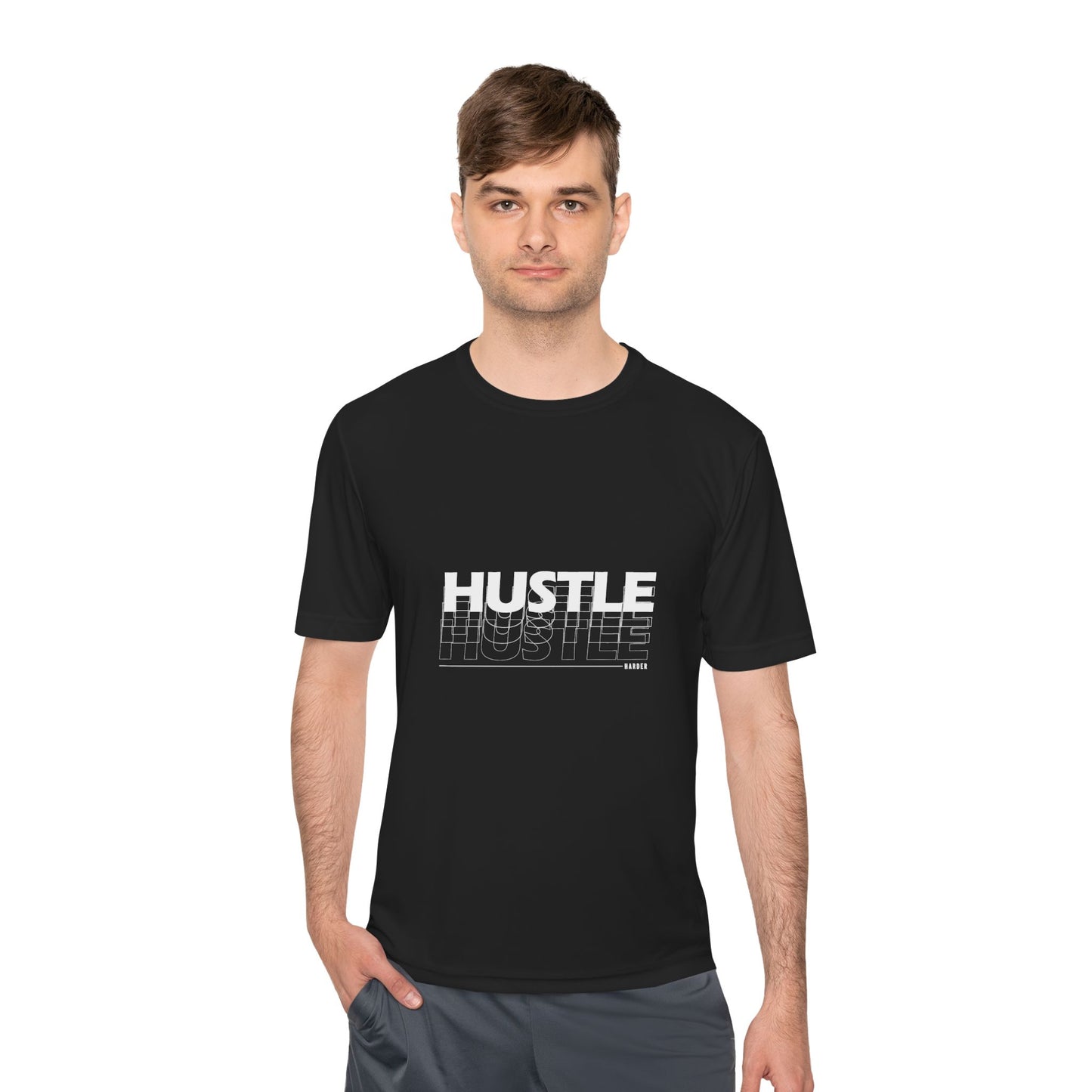 " Hustle" - Men's Workout Tee