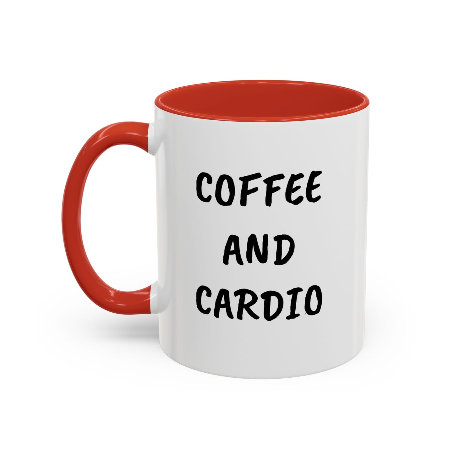 Coffee and Cardio Accent Mug