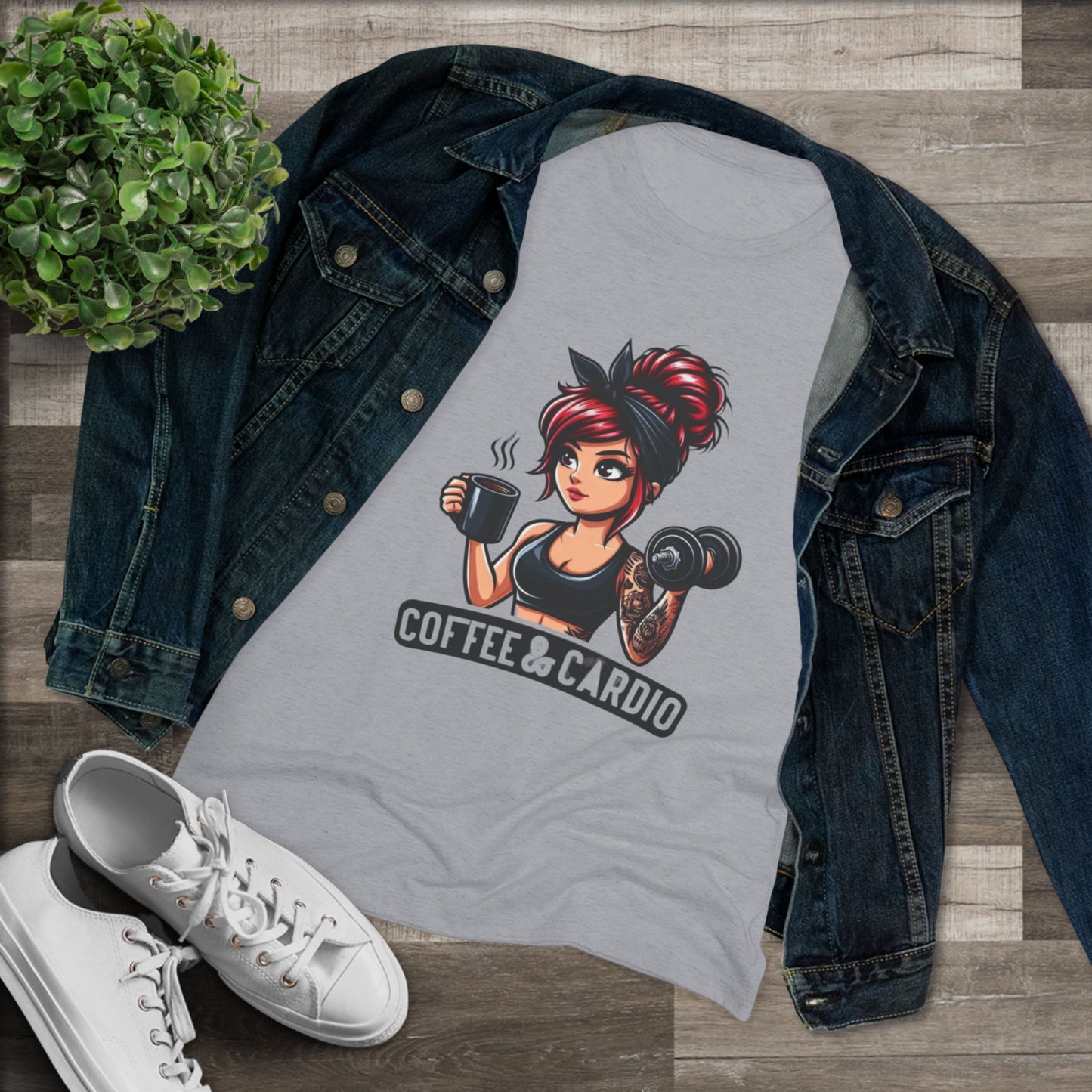 Women's "Coffee & Cardio" Tee