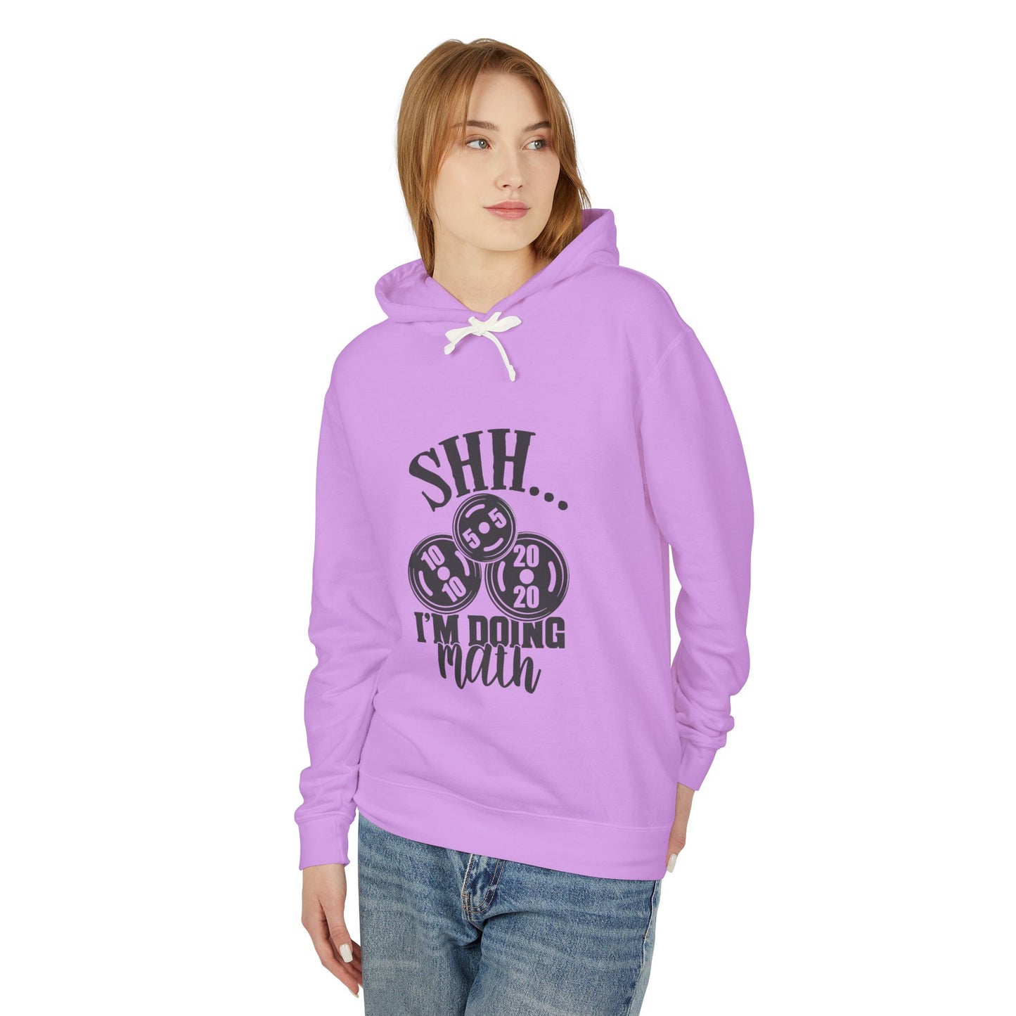 "SHHHH I'm doing math" - Unisex Pullover Hoodie ( No pockets)