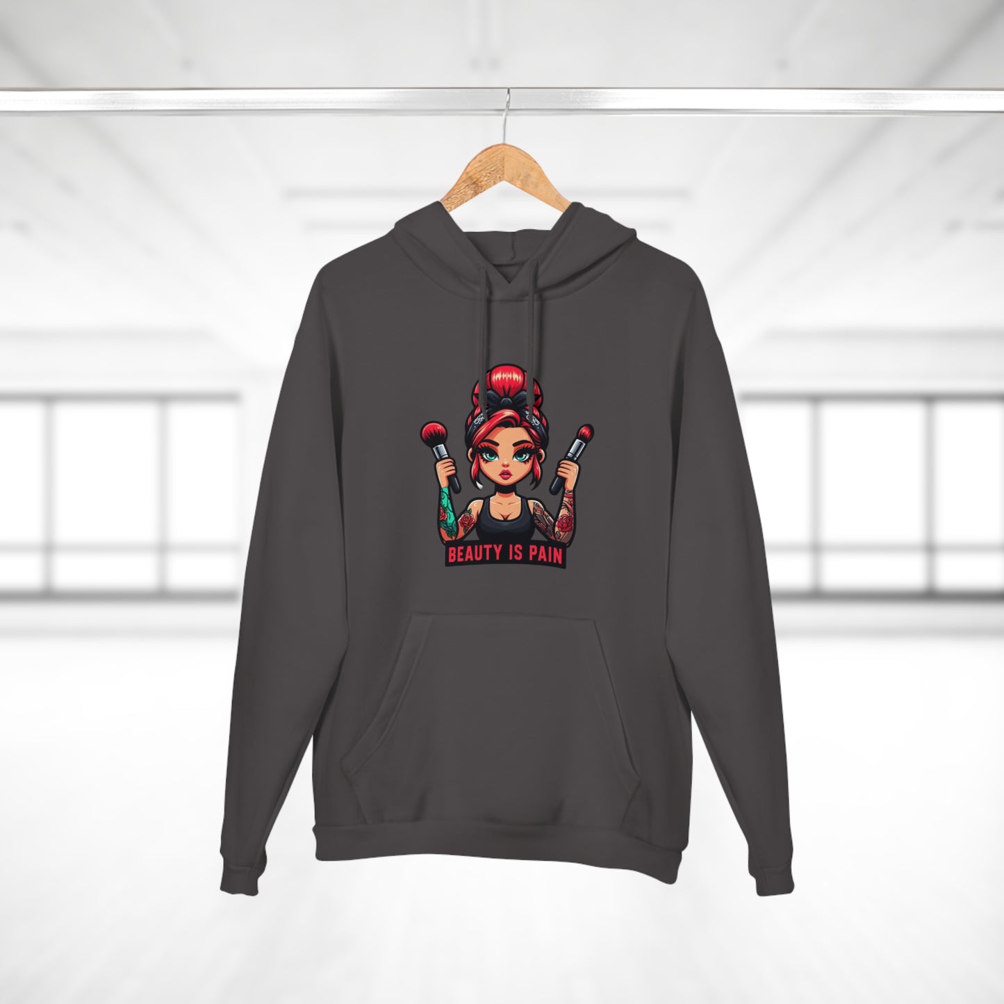 " Beauty is Pain" - Women's Pullover Hoodie