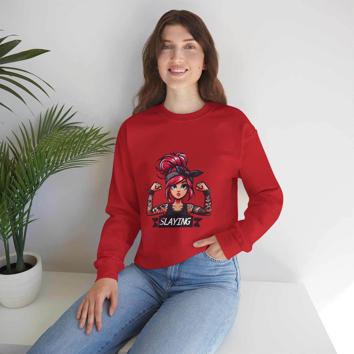 Women's " SLAYING" Sweatshirt