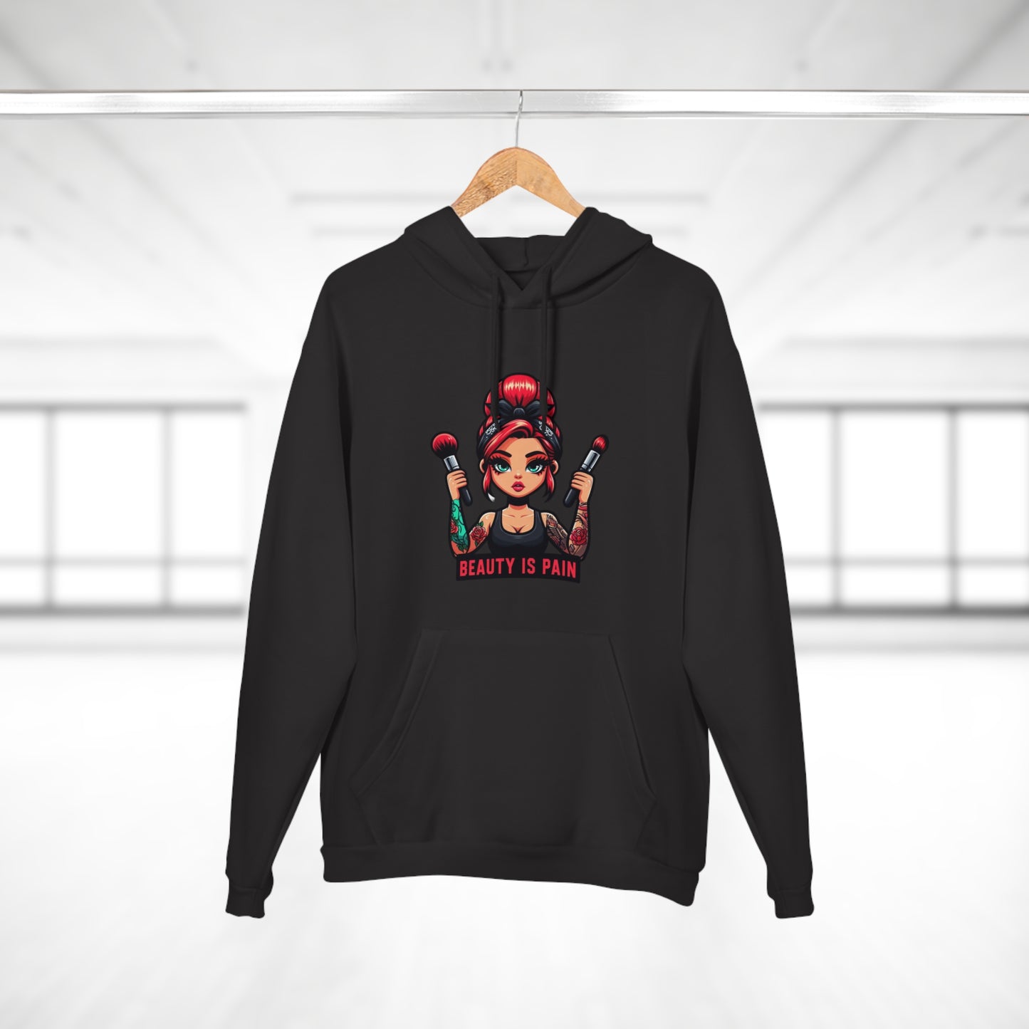 " Beauty is Pain" - Women's Pullover Hoodie