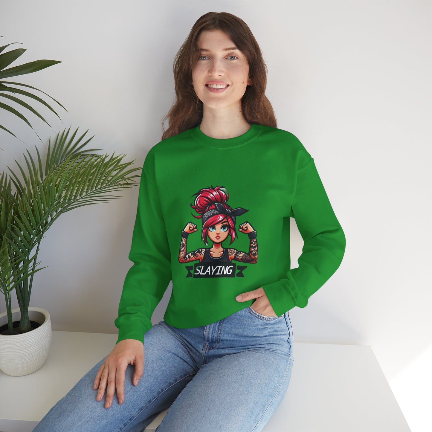 Women's " SLAYING" Sweatshirt