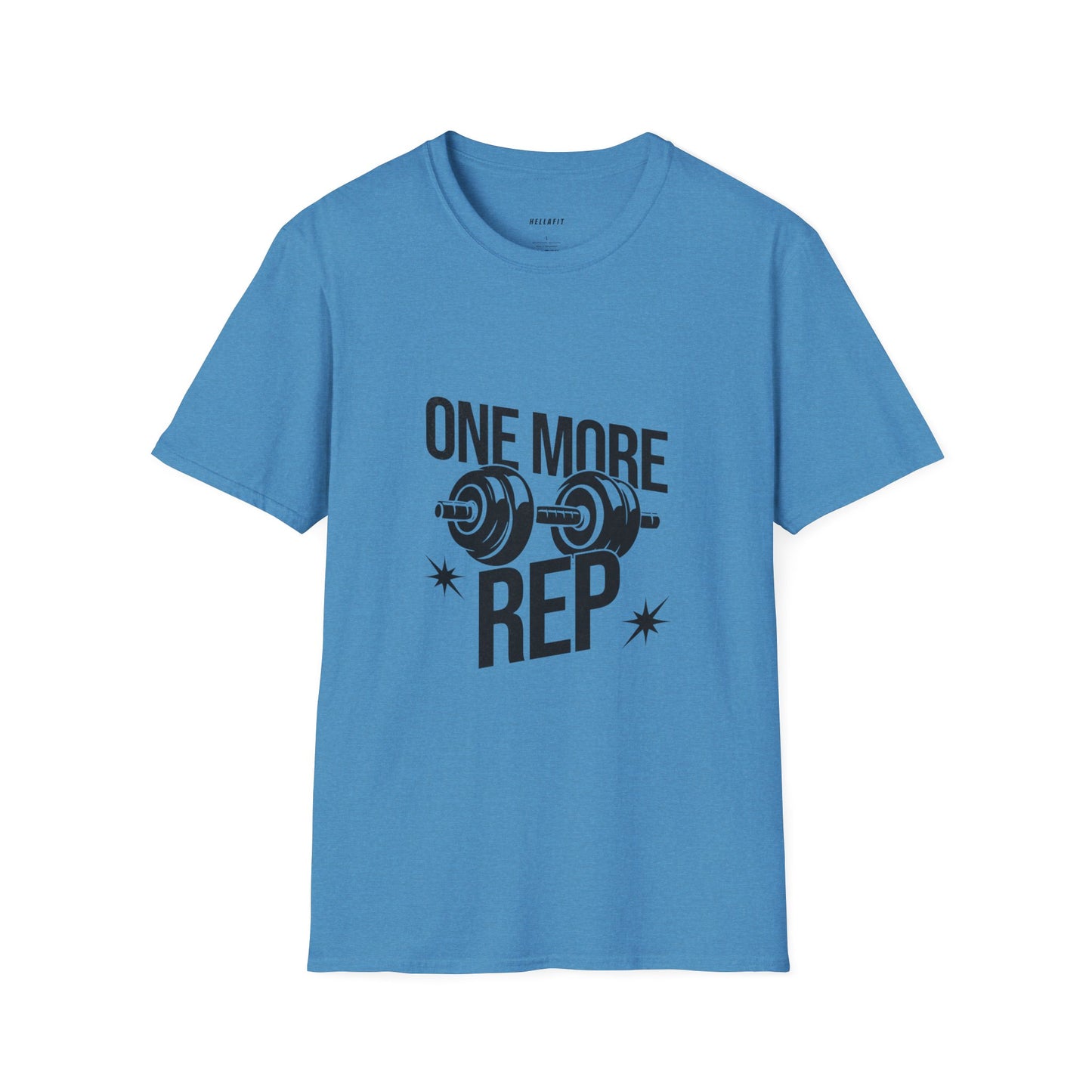 Motivational Gym T-Shirt - "One More Rep" Workout Tee