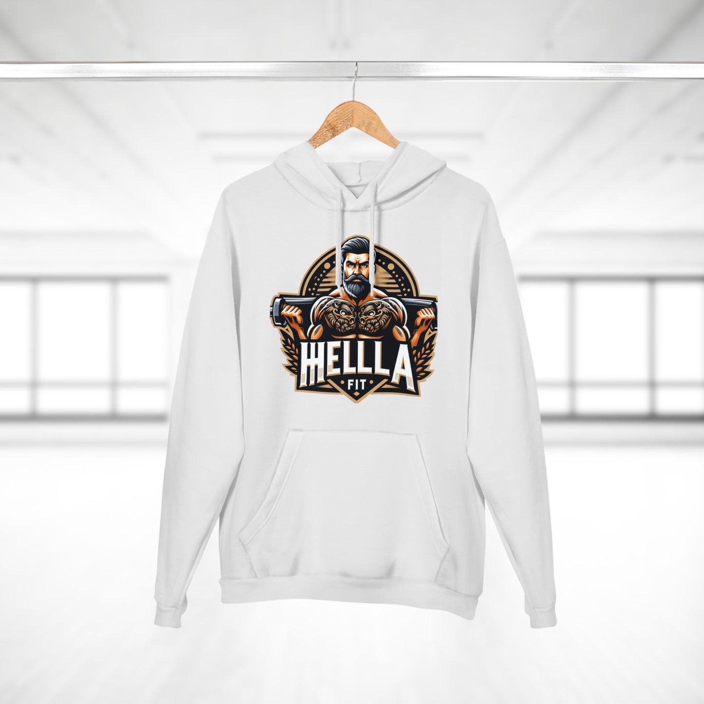 " HELLAFIT" Original Design - Men's Pullover Hoodie