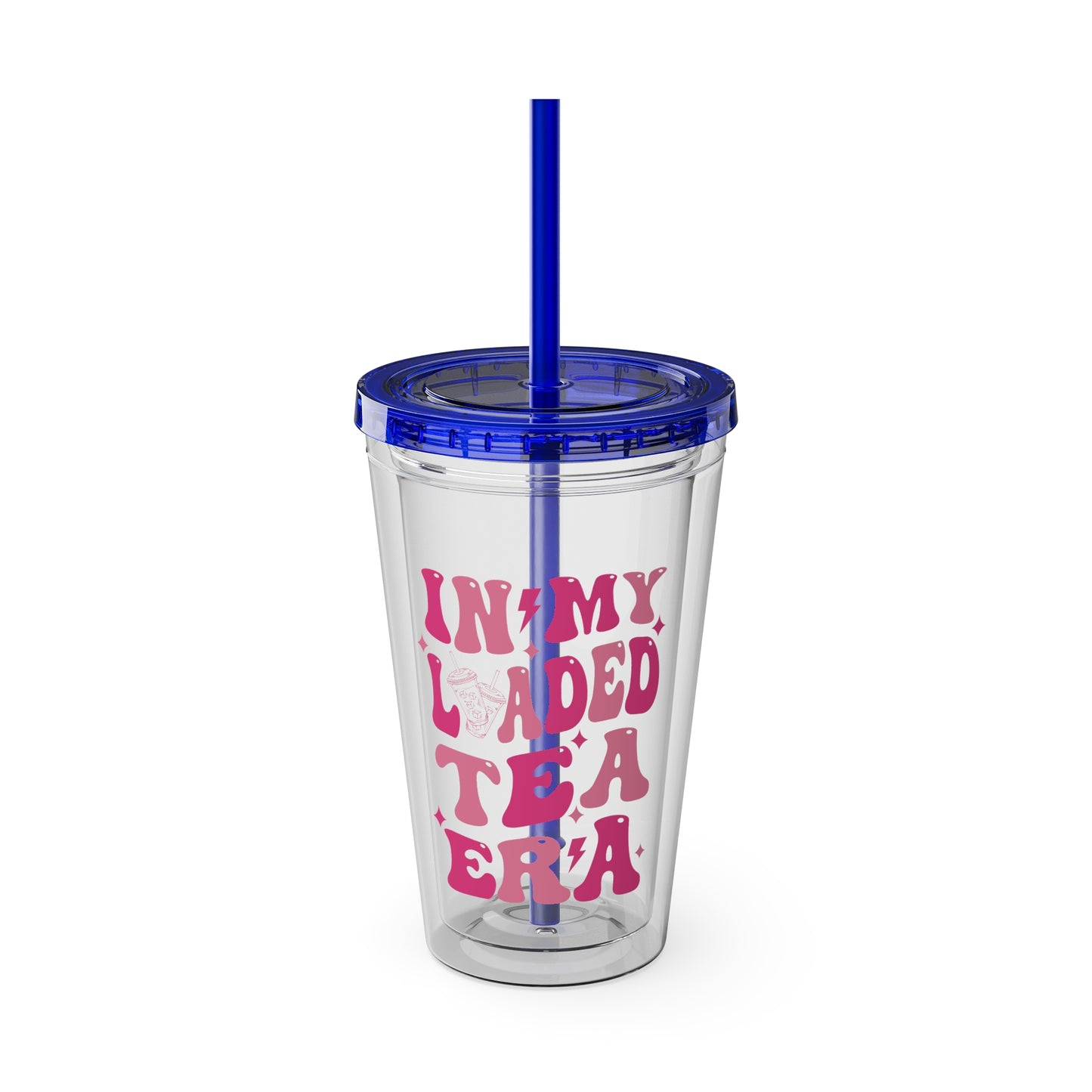 "In My Laded Tea Era" - 16 oz Tumbler with Straw