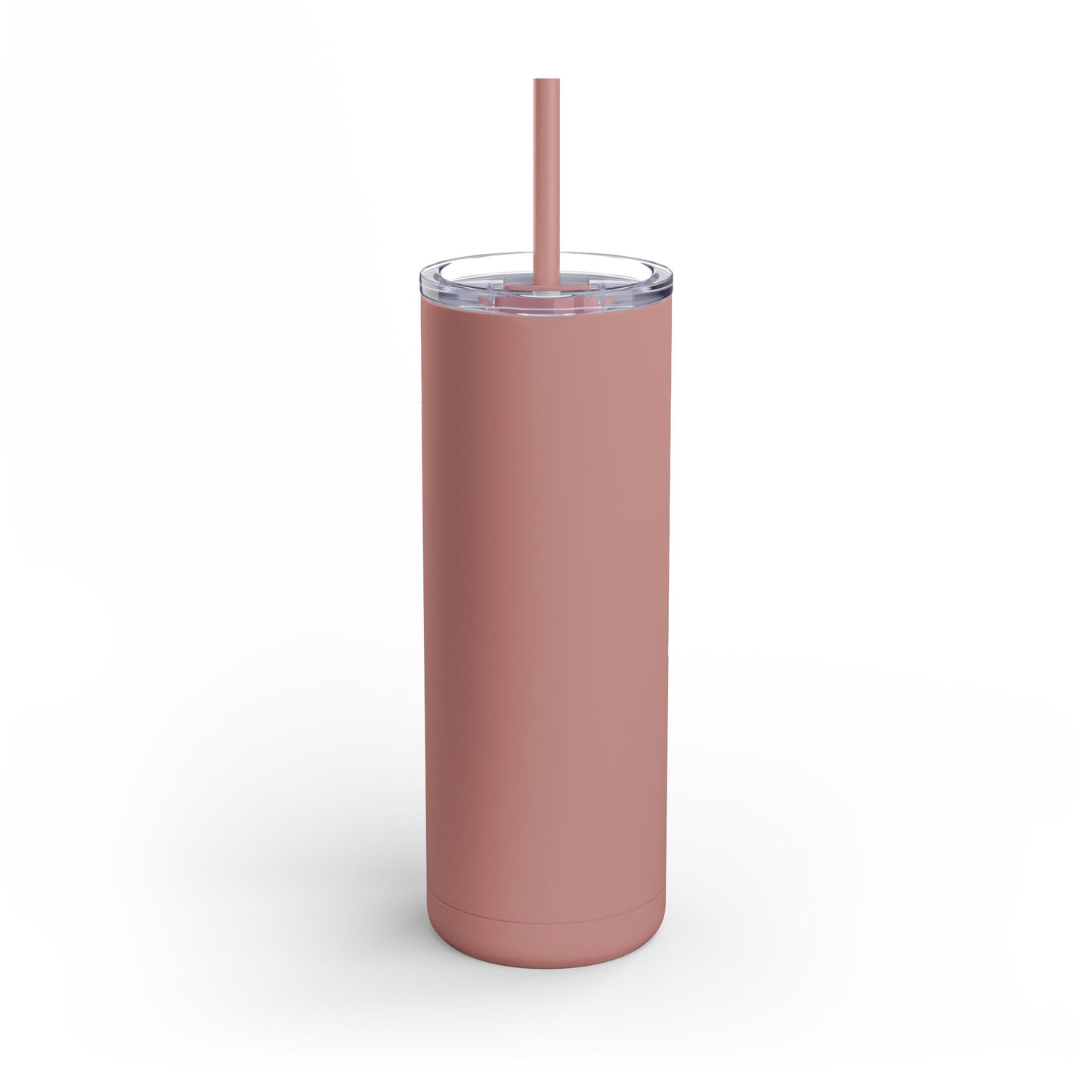 Skinny Matte Tumbler W/Straw