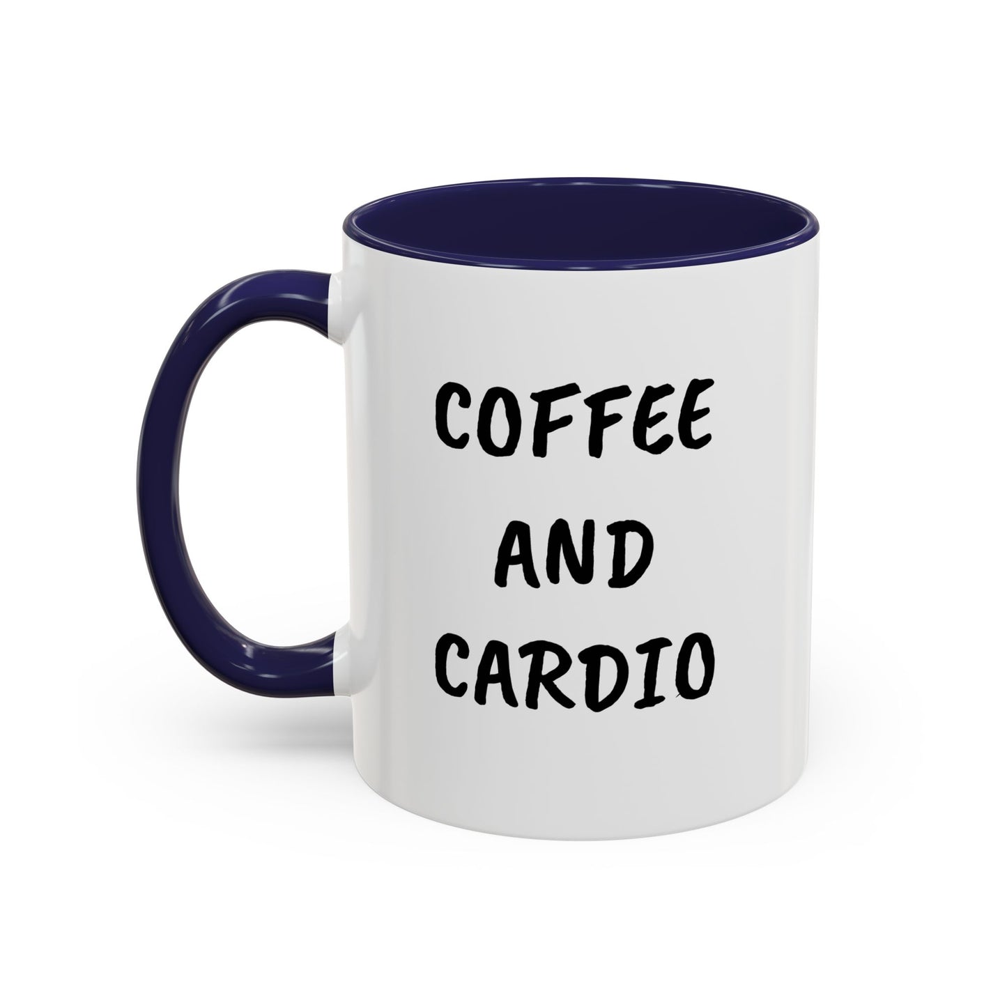 Coffee and Cardio Accent Mug