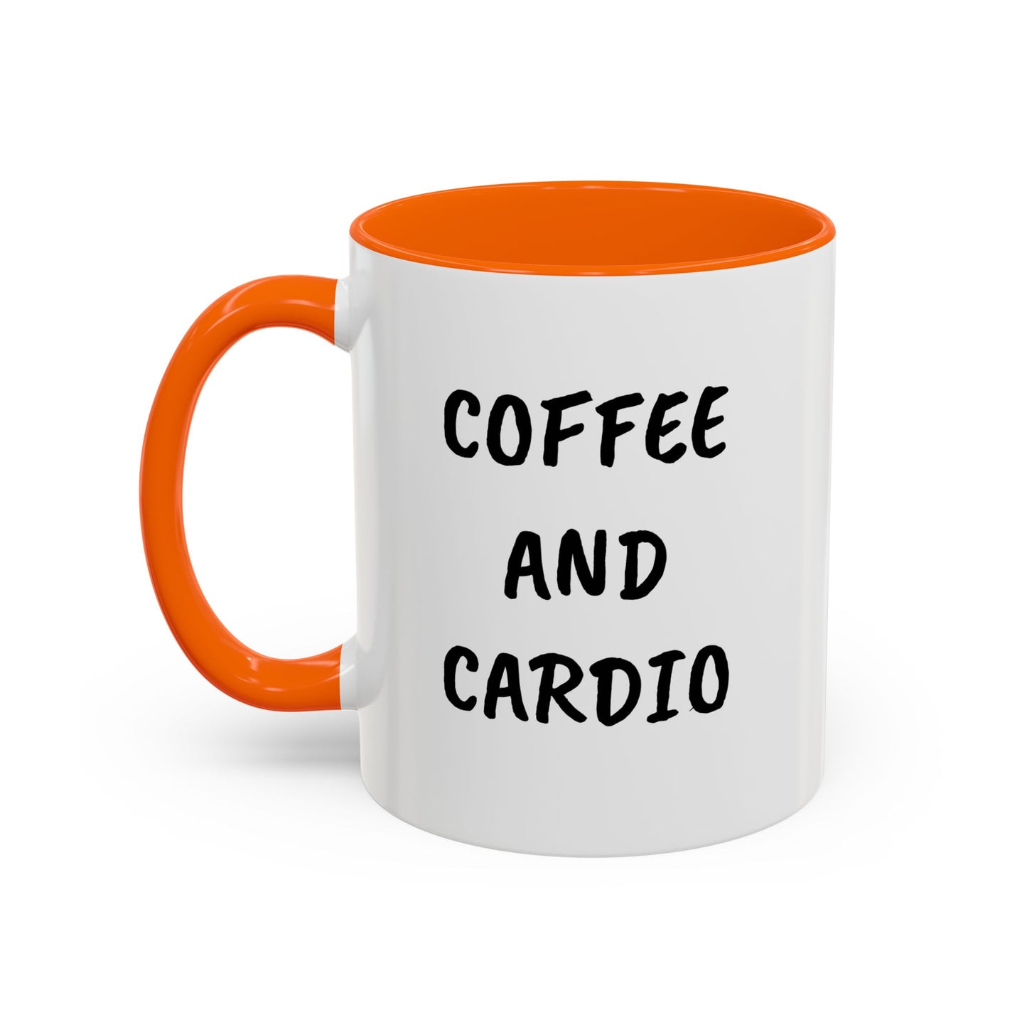 Coffee and Cardio Accent Mug
