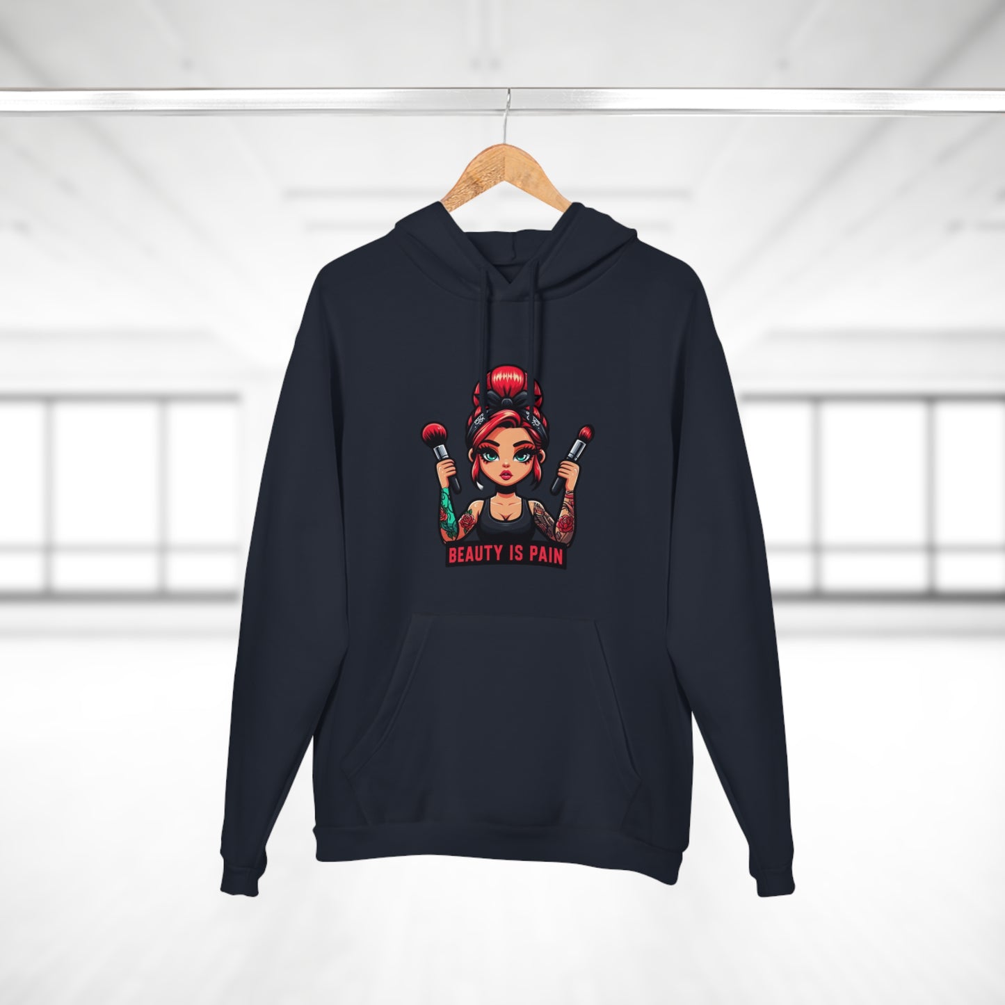 " Beauty is Pain" - Women's Pullover Hoodie