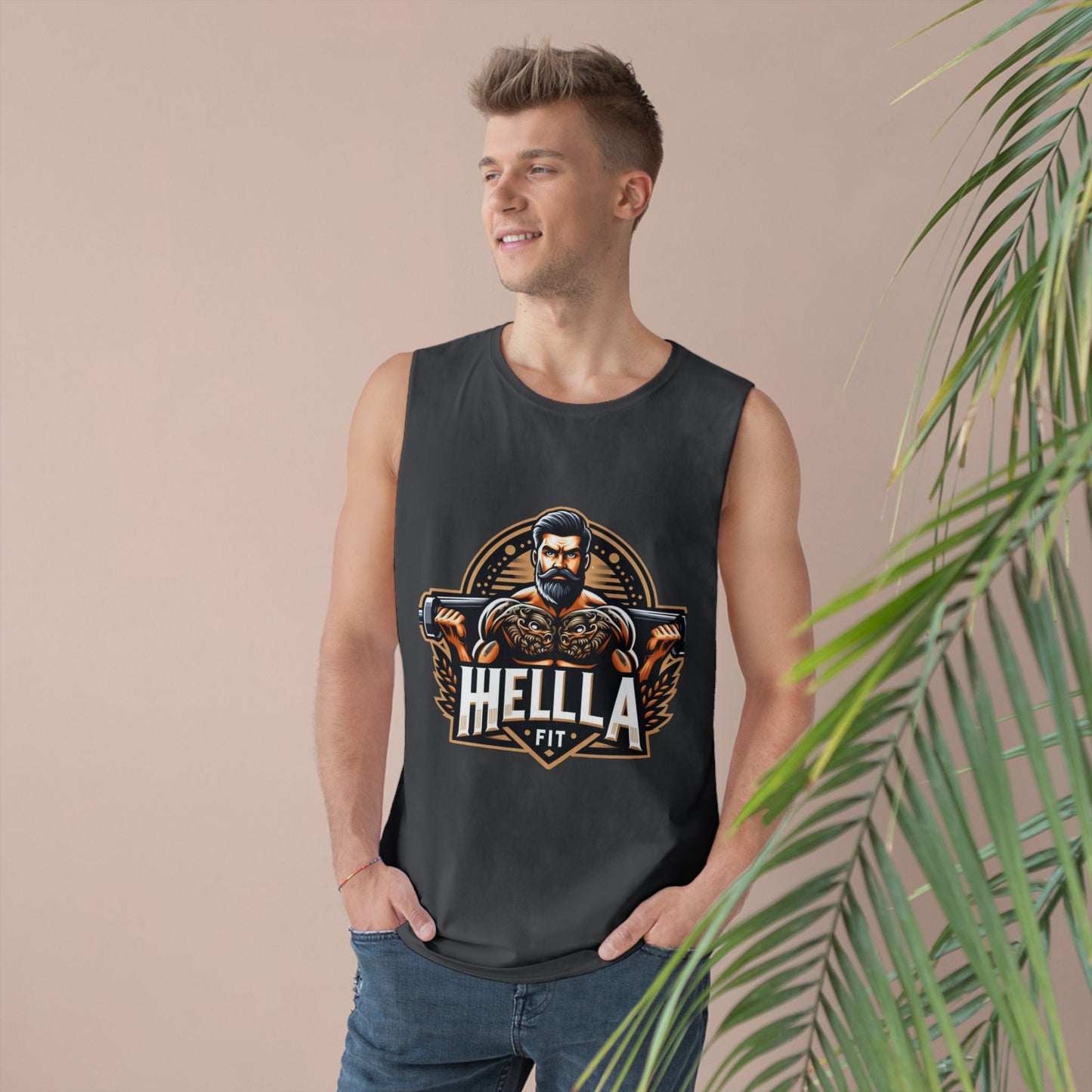 Men's "HELLAFIT" Original Design - Workout Tank