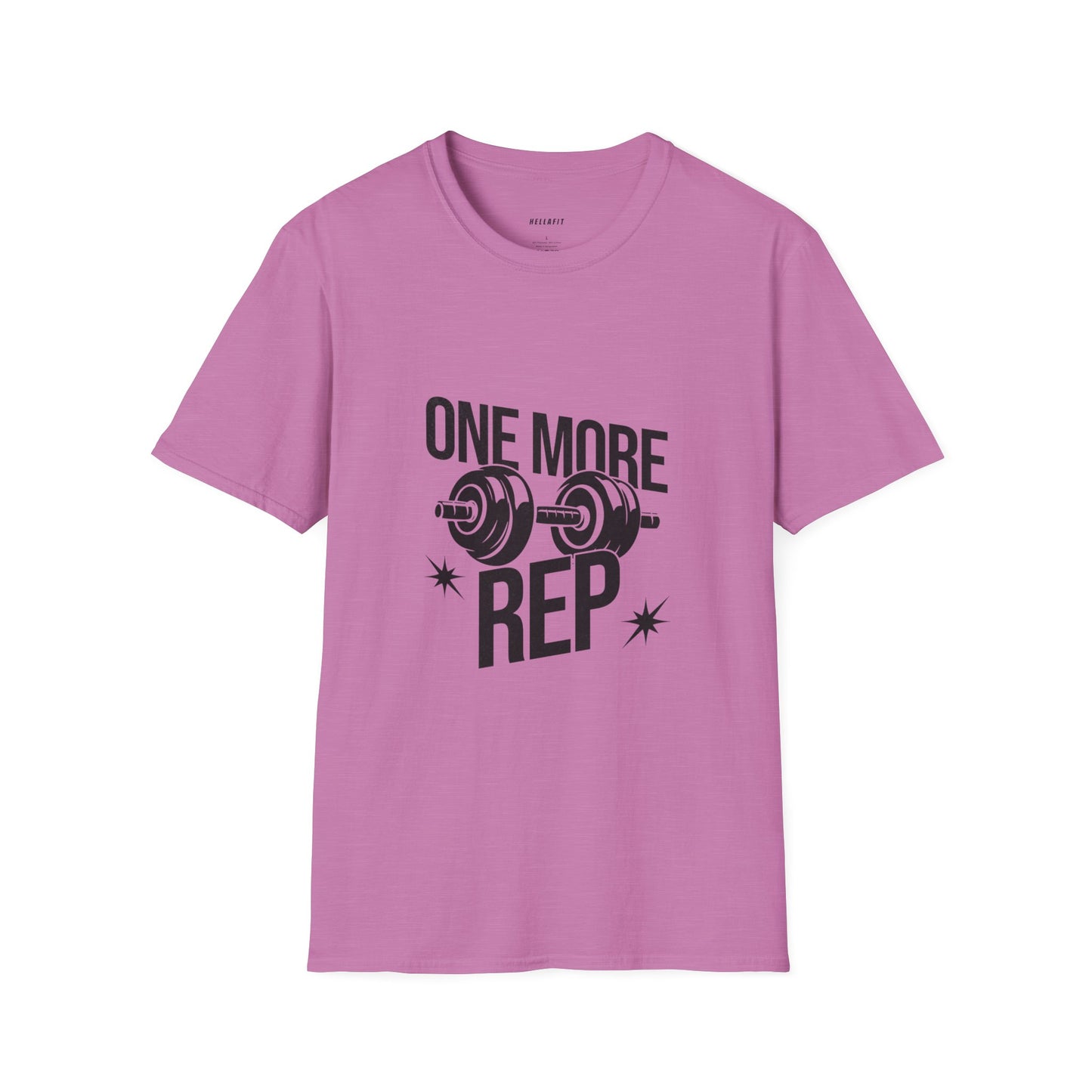 Motivational Gym T-Shirt - "One More Rep" Workout Tee