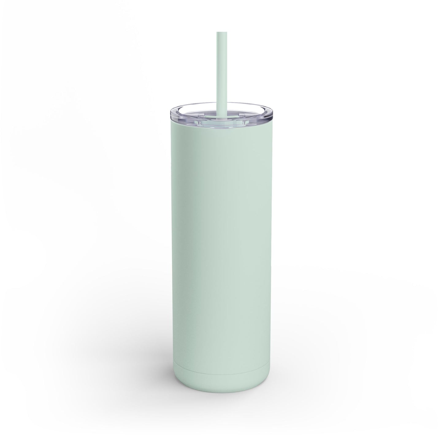 Skinny Matte Tumbler W/Straw