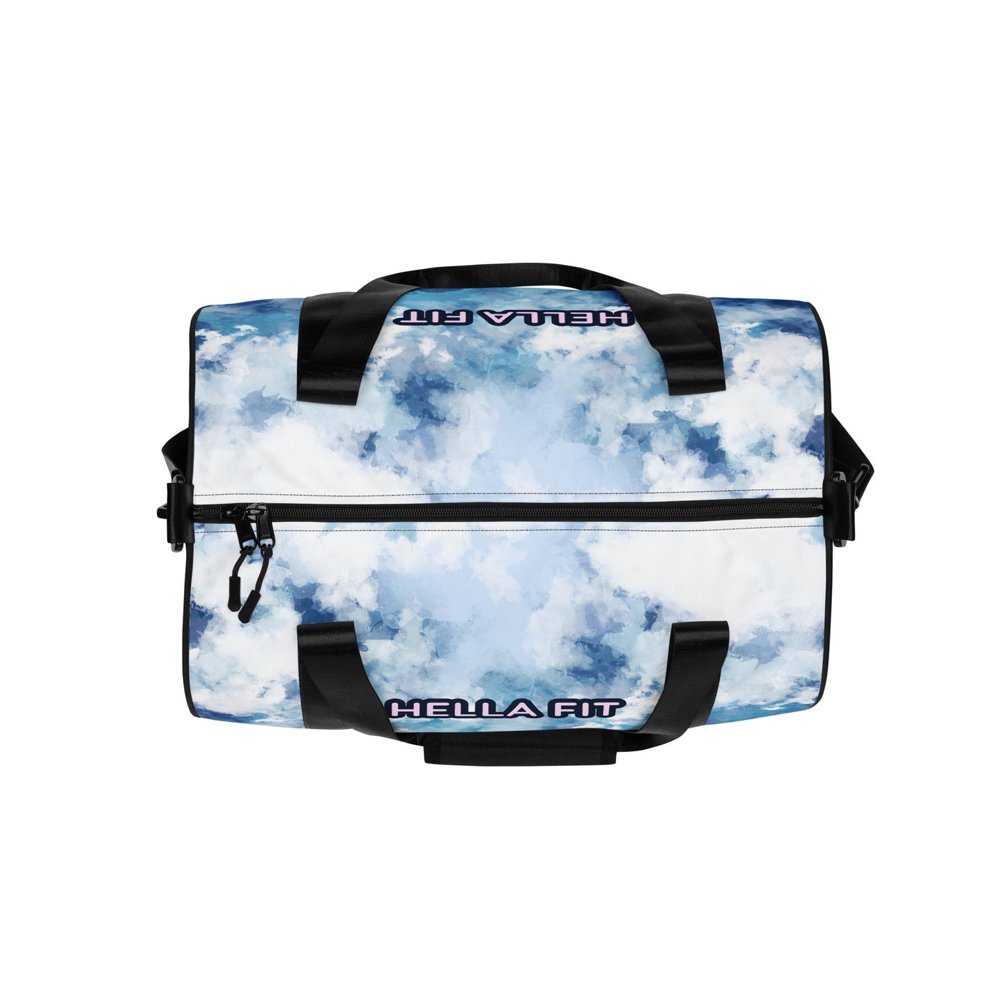 Blue Tie-Dye Gym Bag
