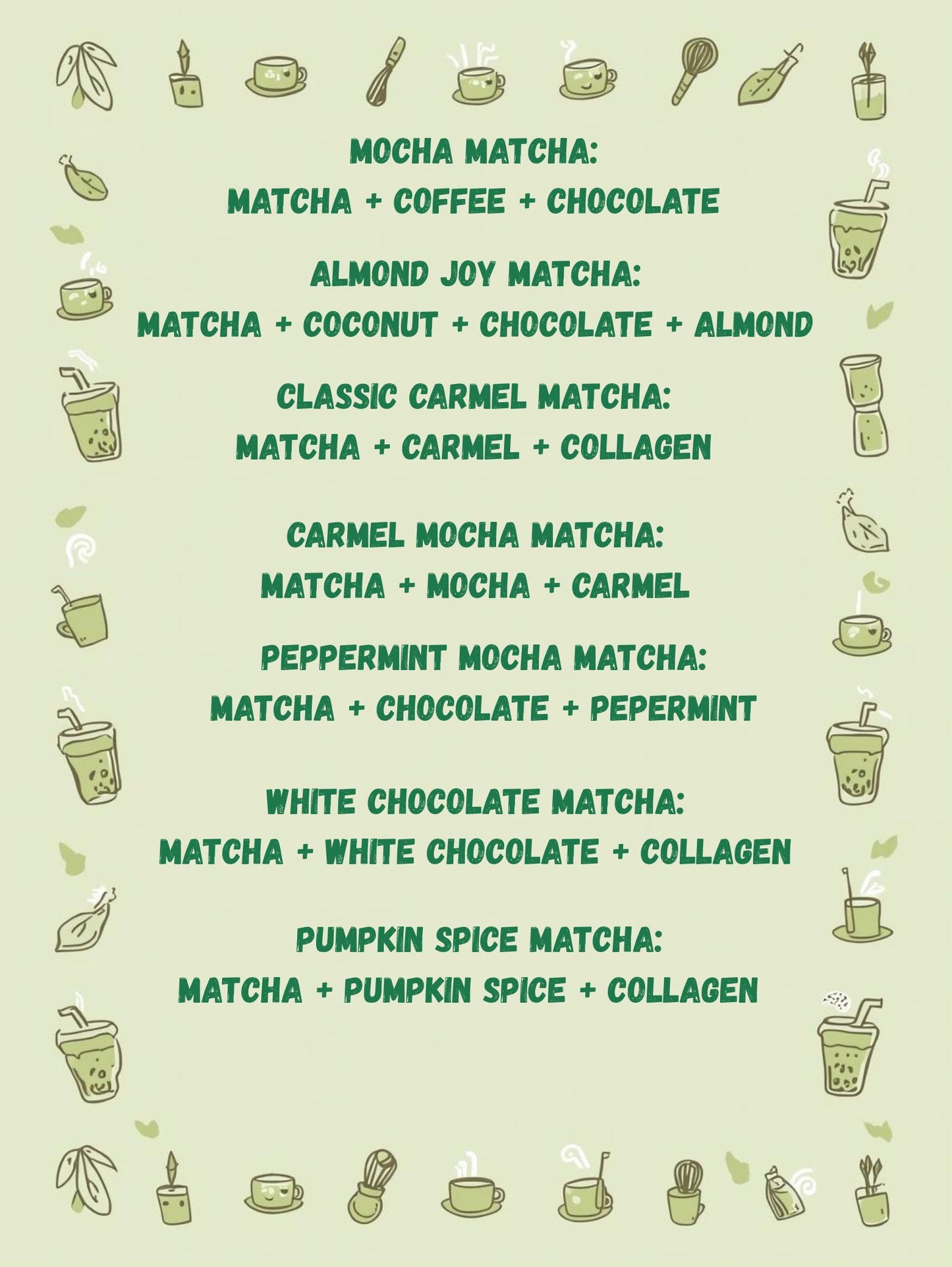 Pre - Packaged Matcha