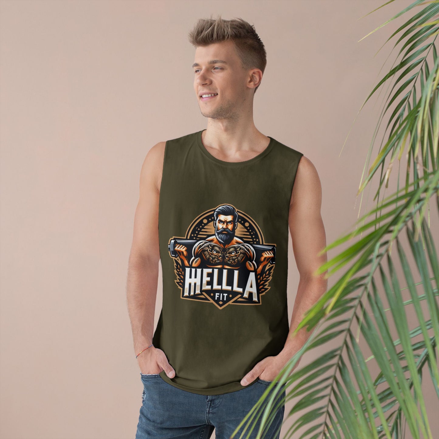 Men's "HELLAFIT" Original Design -  Workout Tank