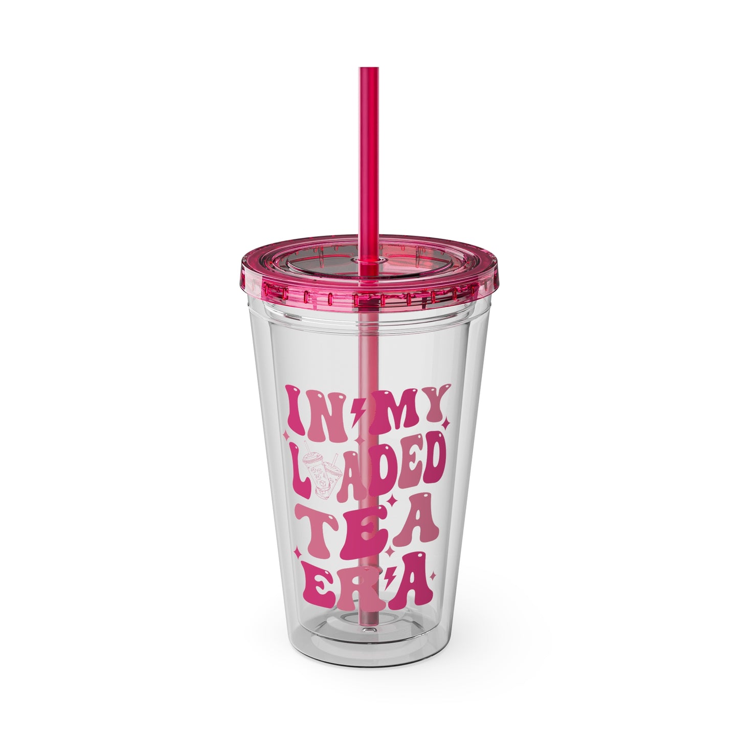 "In My Laded Tea Era" - 16 oz Tumbler with Straw