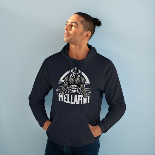 Men's "HELLAFIT" original design, - Pullover Hoodie