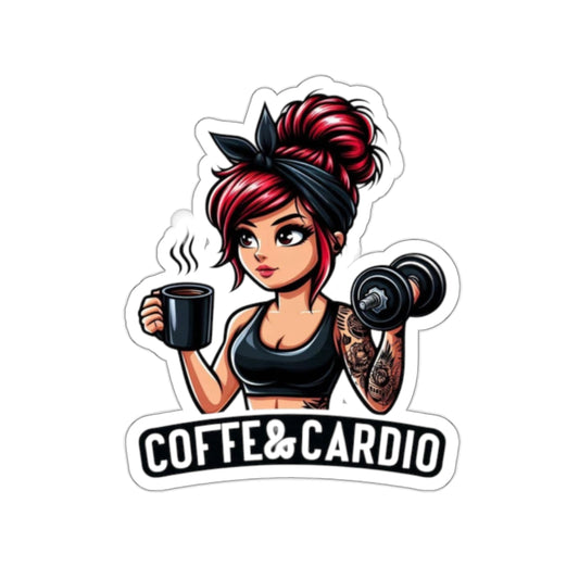 COFFEE & CARDIO STICKER