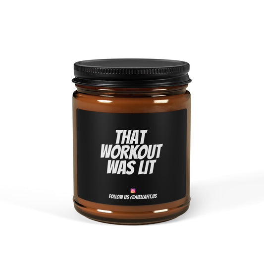 Funny Workout Candle