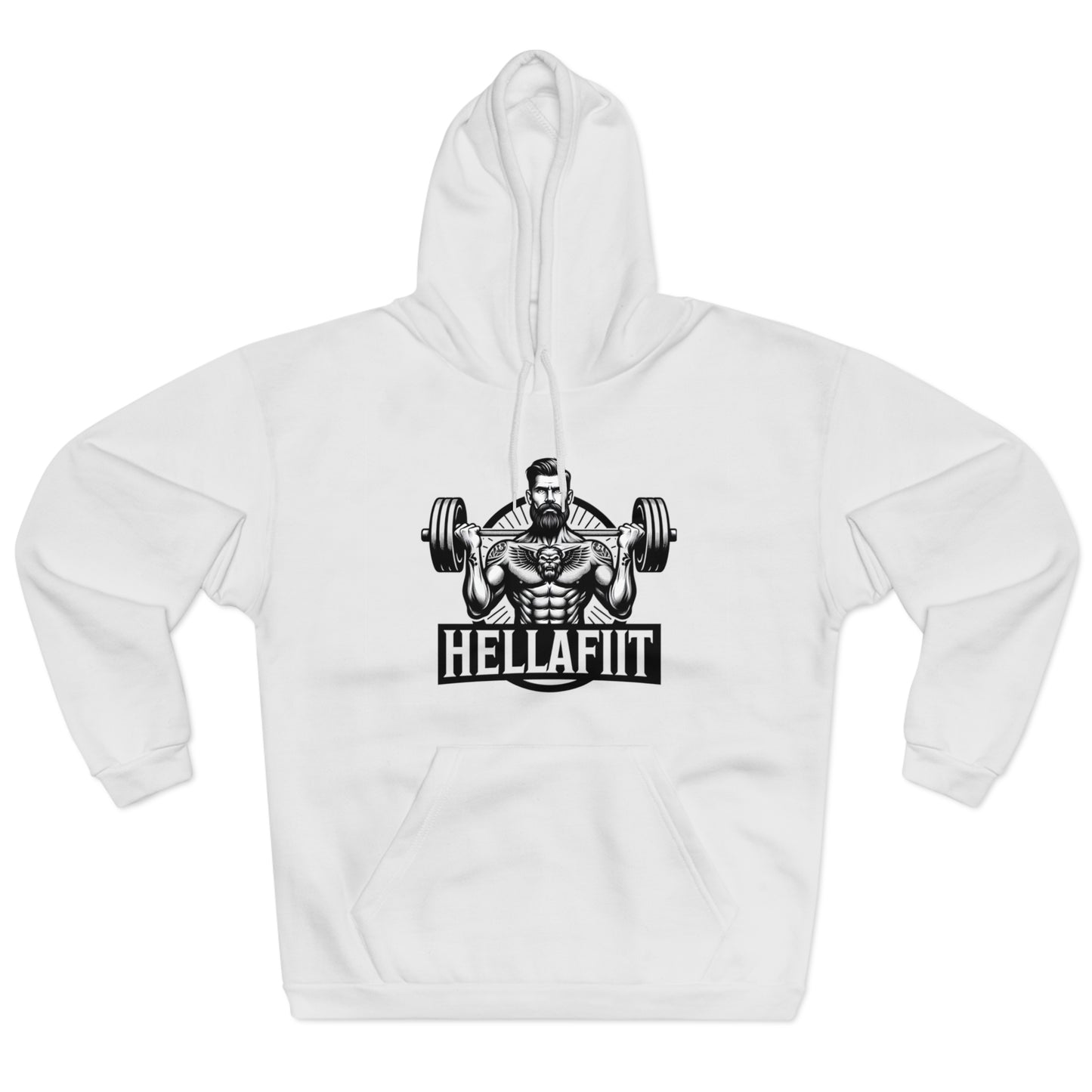 " HELLAFIT" Original Design - Men's Pullover Hoodie