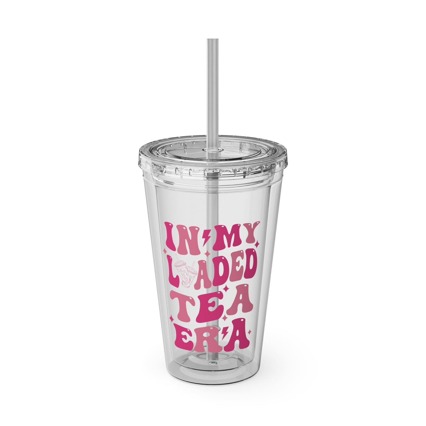 "In My Laded Tea Era" - 16 oz Tumbler with Straw