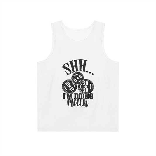 "SHHHH I'm doing Math" - Men's Workout Tank