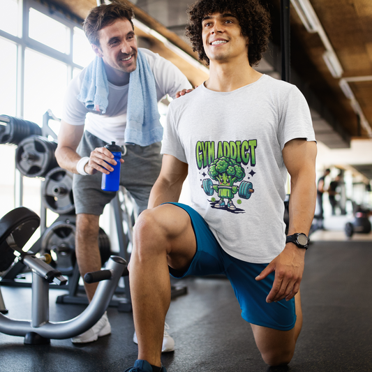 " Gym Addict" Casual Wear  T-Shirt