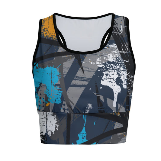 All-Over Print Women's Sports Bra