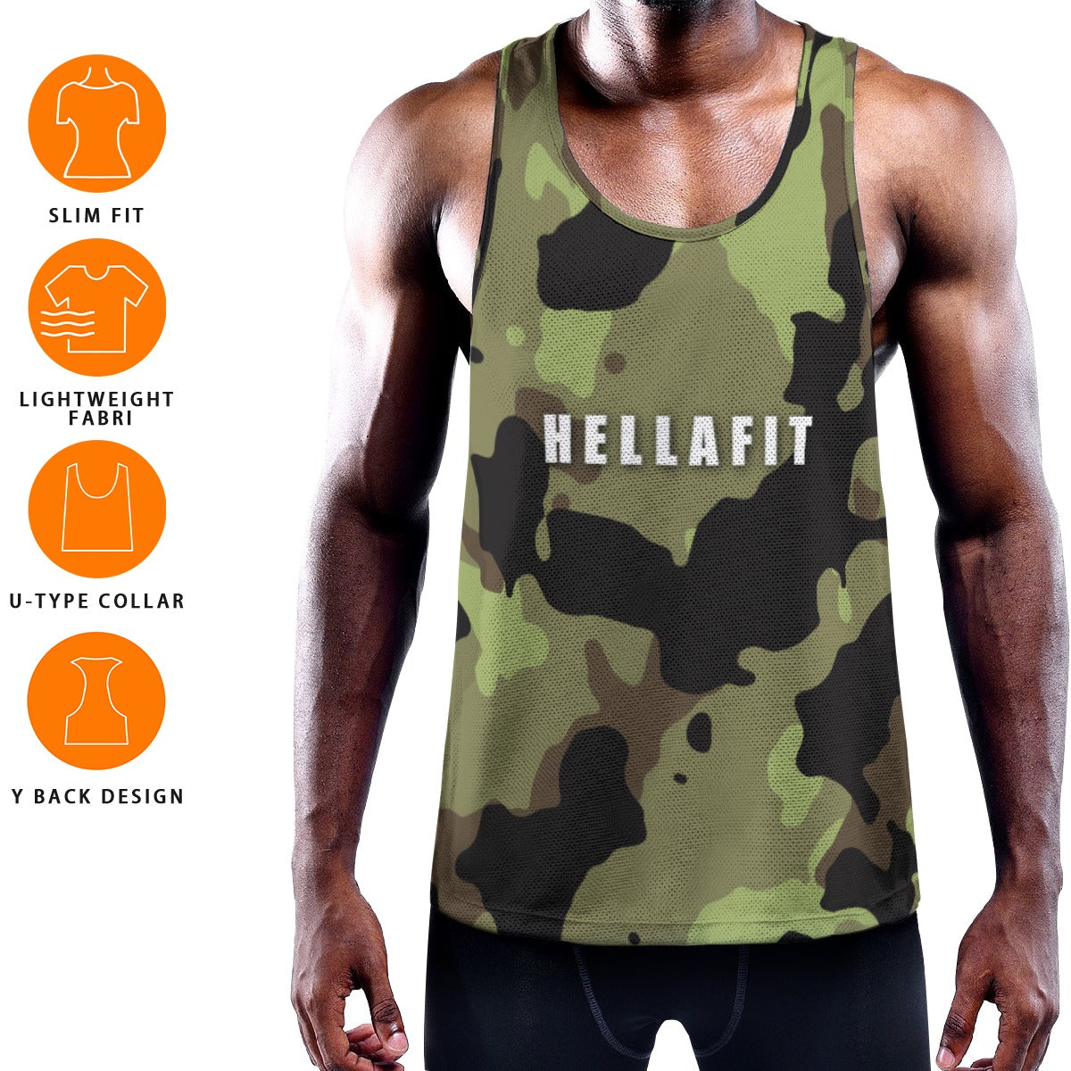 Men's Slim Y-Back Muscle Tank Top