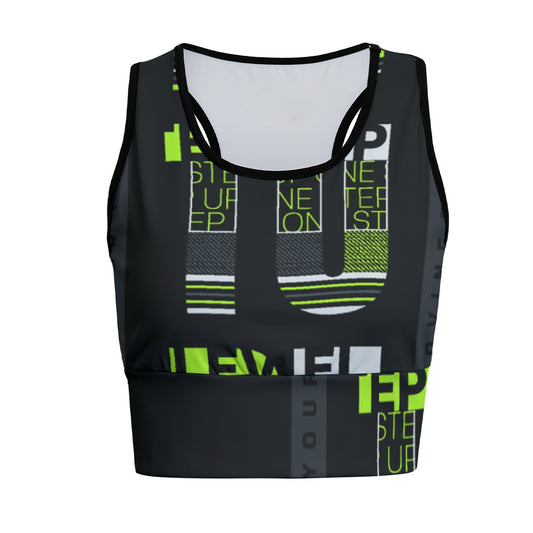 All-Over Print Women's Sports Bra