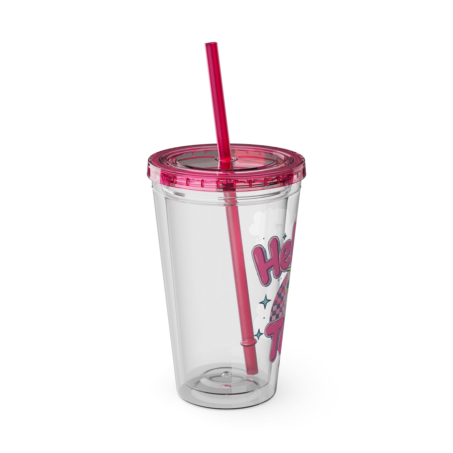 HellaFit Loaded Teas 16oz Tumbler with Straw