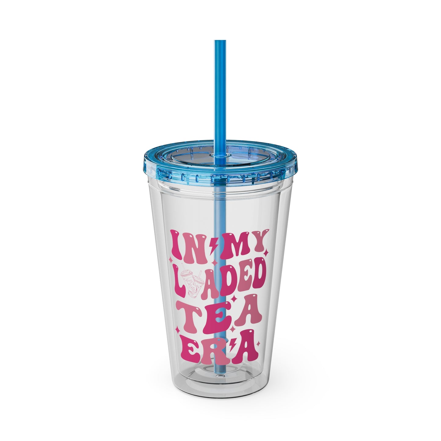 "In My Laded Tea Era" - 16 oz Tumbler with Straw