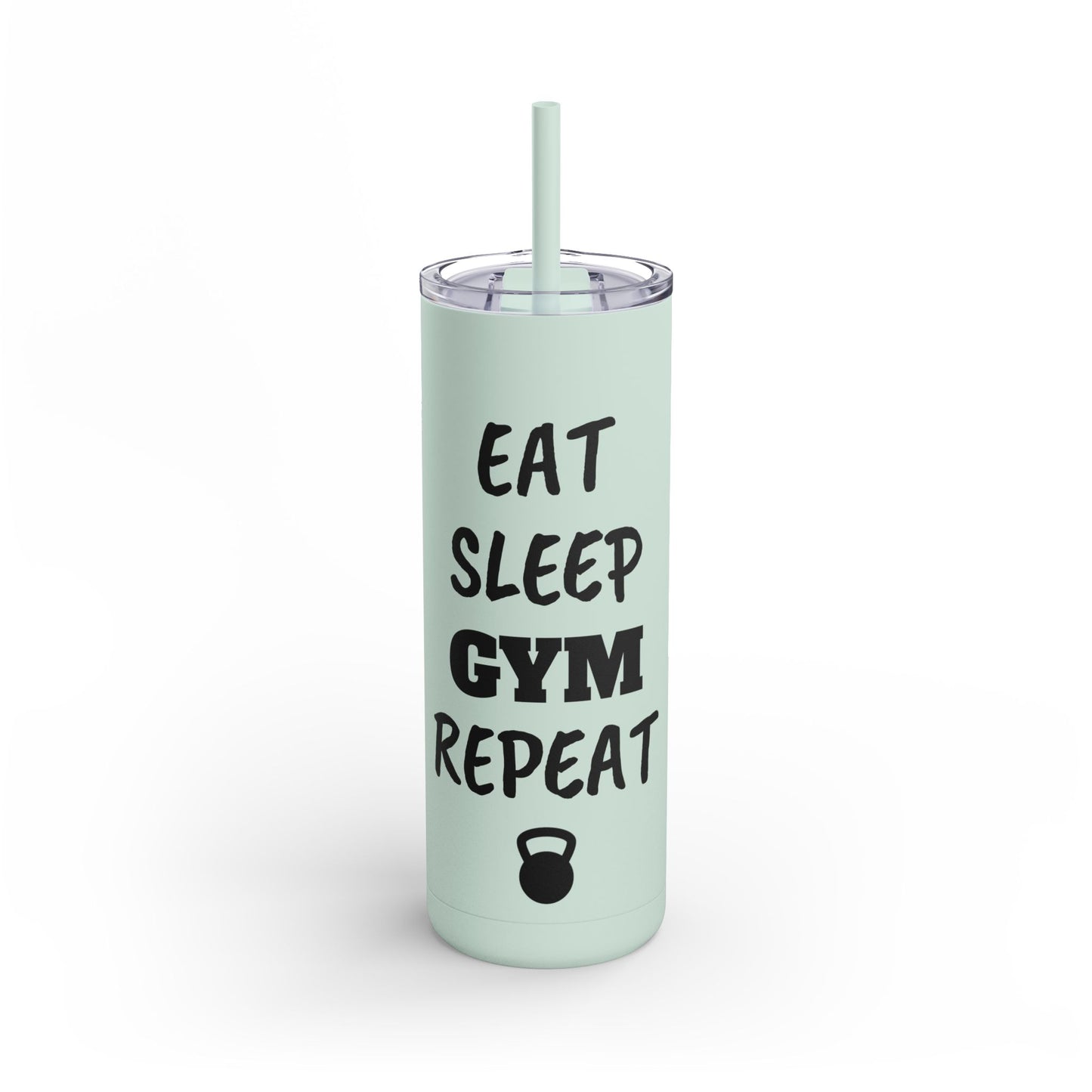 Skinny Matte Tumbler with straw , 20oz