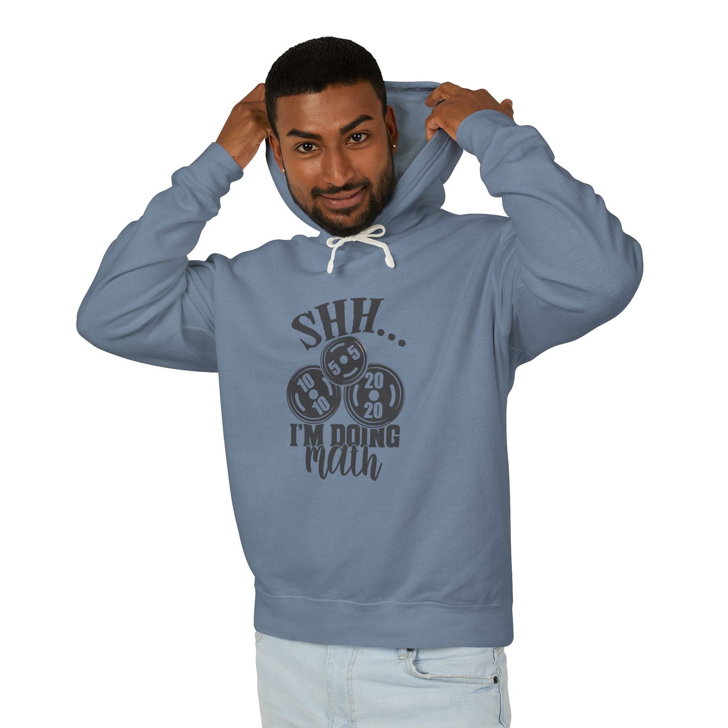 "SHHHH I'm doing math"  - Unisex Pullover Hoodie ( No pockets)
