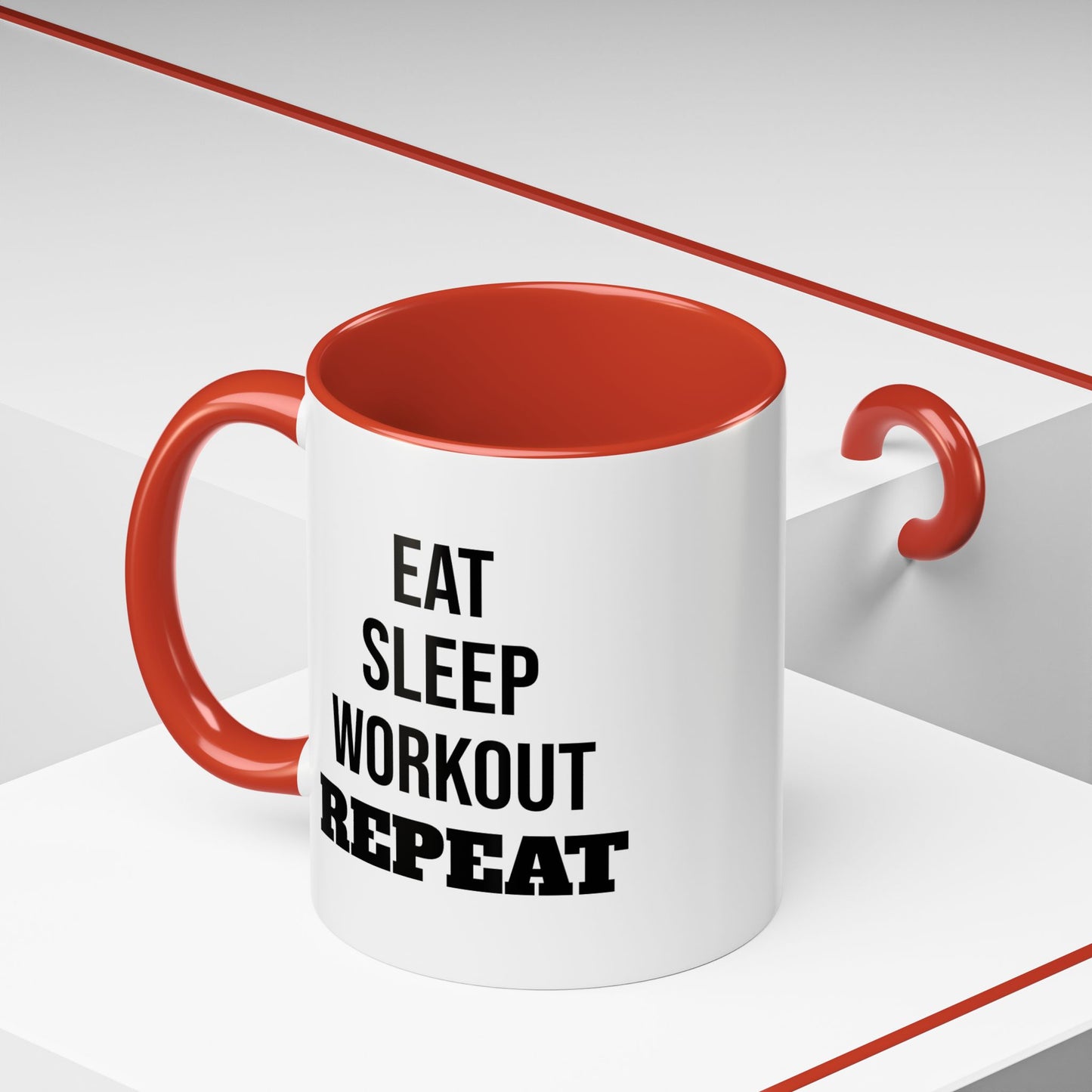 Eat Sleep Workout Repeat - Coffee Mug